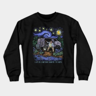 Van Gogh Down By the River Crewneck Sweatshirt